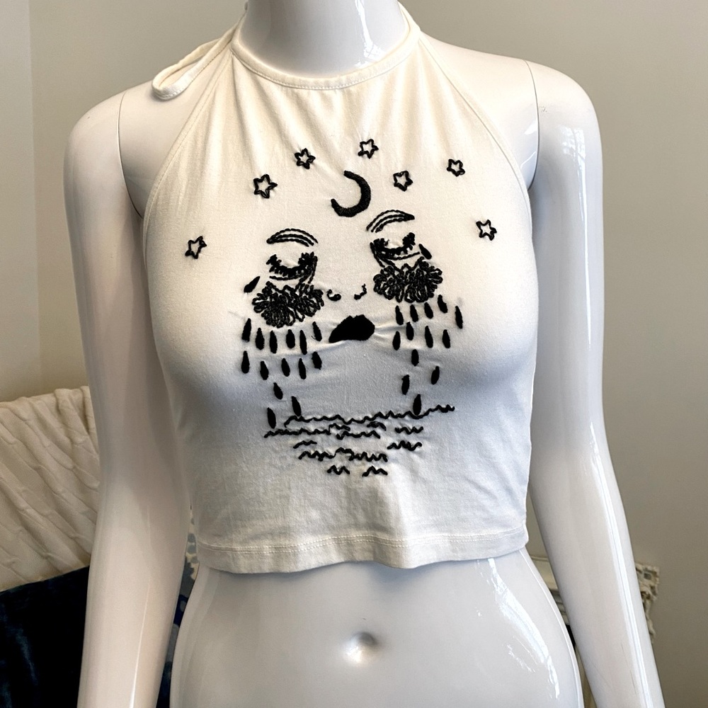 🚨LAST CALL🚨Gypsy Stitch Crop Top by John Galt